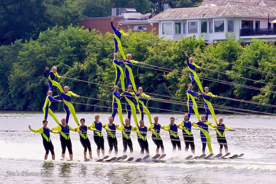 Five Seasons Waterski Show, Ellis Park, Cedar Rapids, August 31 2023