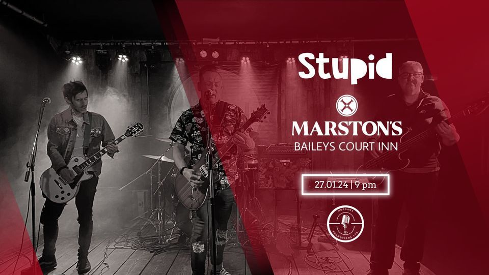 Stupid // Saturday Night Band // Free Entry // Baileys Court Inn