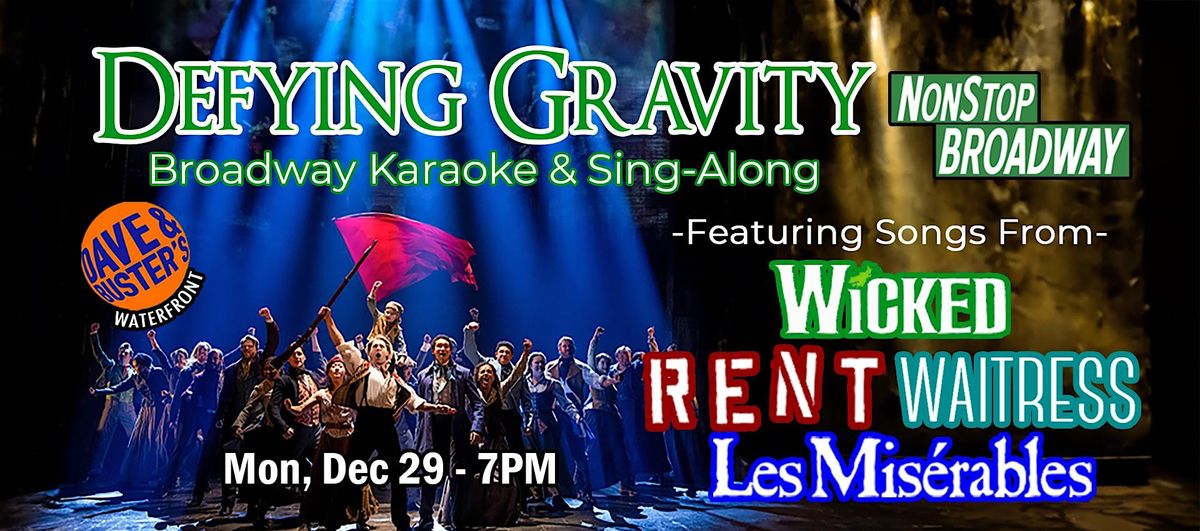 Defying Gravity (PGH) - Broadway Karaoke & Sing-Along, 29 December | Event in Homestead | AllEvents