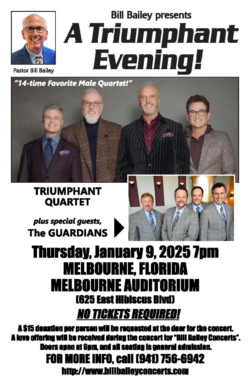 Triumphant Quartet, 3 October | Event in Calhoun | AllEvents