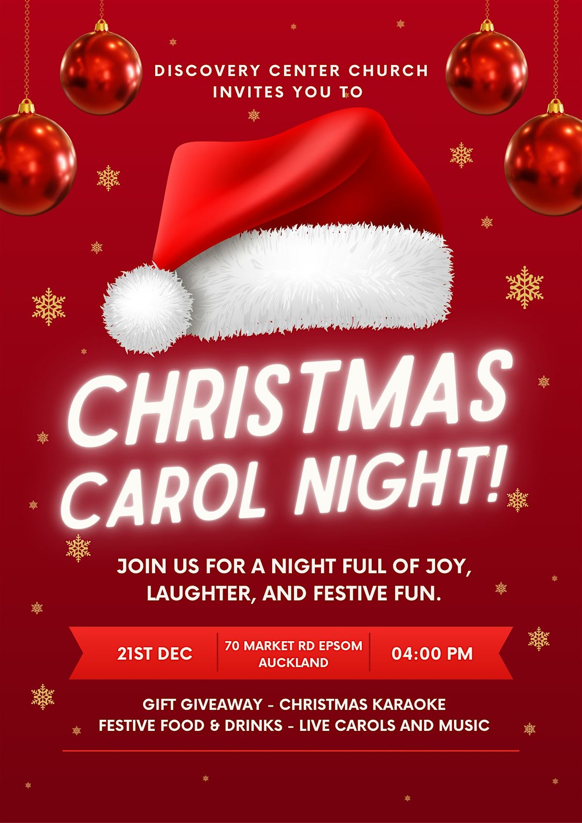 RCCG DC Christmas Carols, 21 December | Event in Auckland | AllEvents