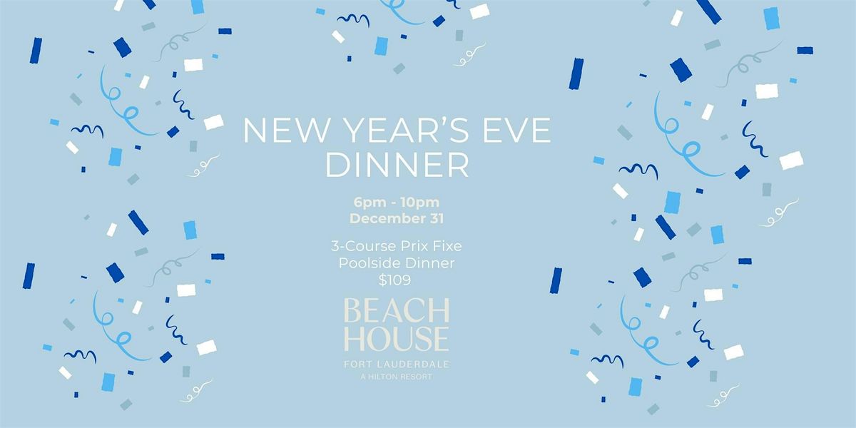 Dine and celebrate the New Year with a curated 3-course Prix Fixe Dinner, 31 December | Event in Fort Lauderdale