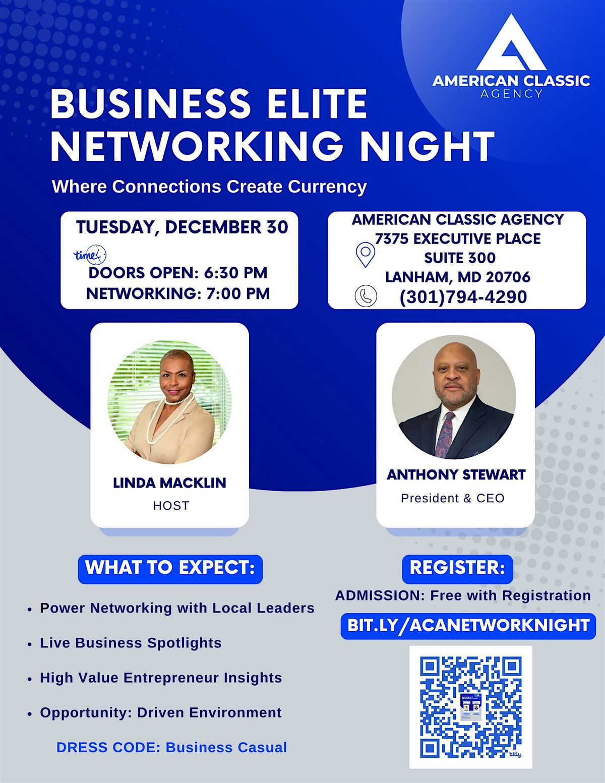 Business Elite Networking Night, 30 December | Event in Lanham | AllEvents