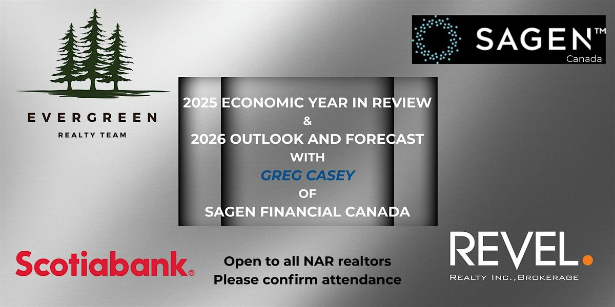 A Year in Review & What to Expect in 2026 with Greg Casey of Sagen!, 8 January | Event in Niagara Falls