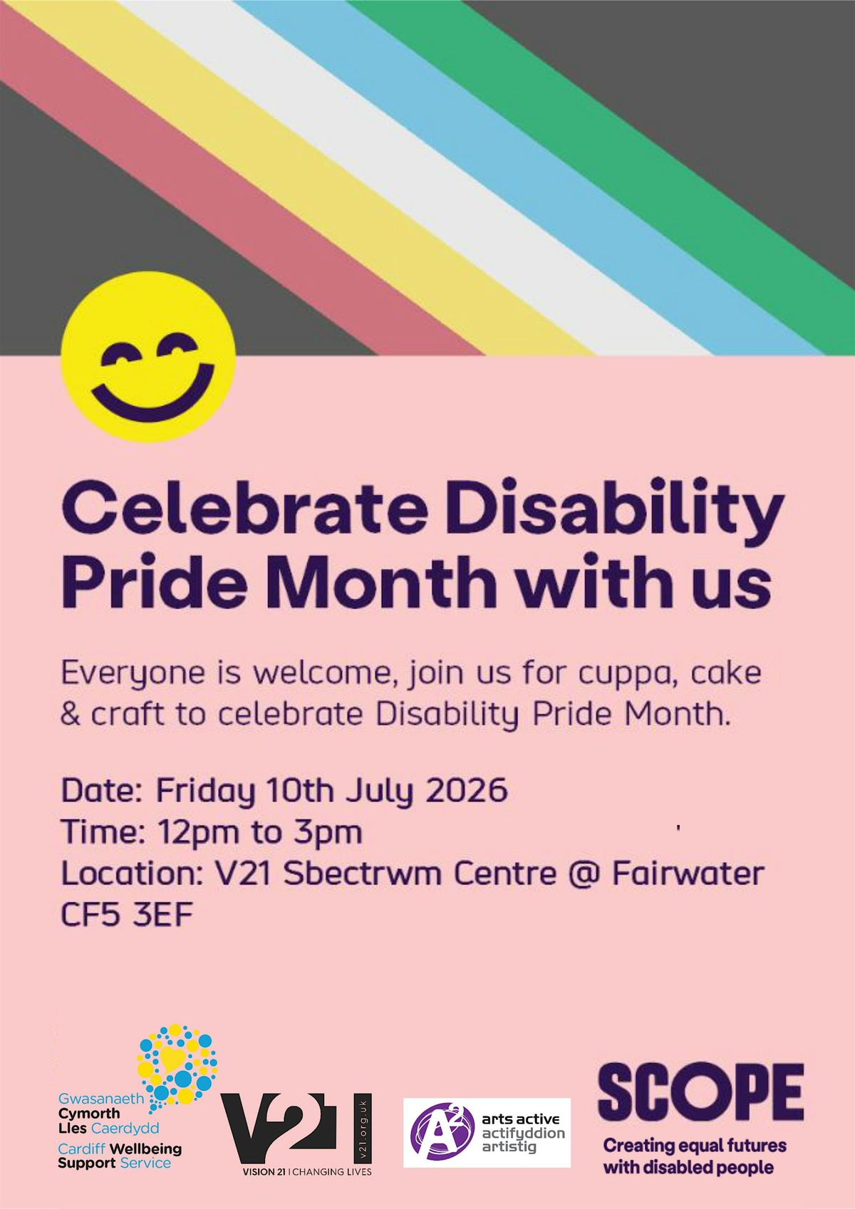 Disability Pride Celebration, V21 Sbectrwm Centre @ Fairwater, Cardiff ...