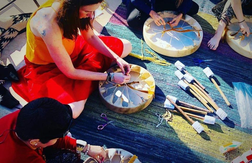 Gebiya Sacred Drum Birthing Crystal Garden Metaphysical