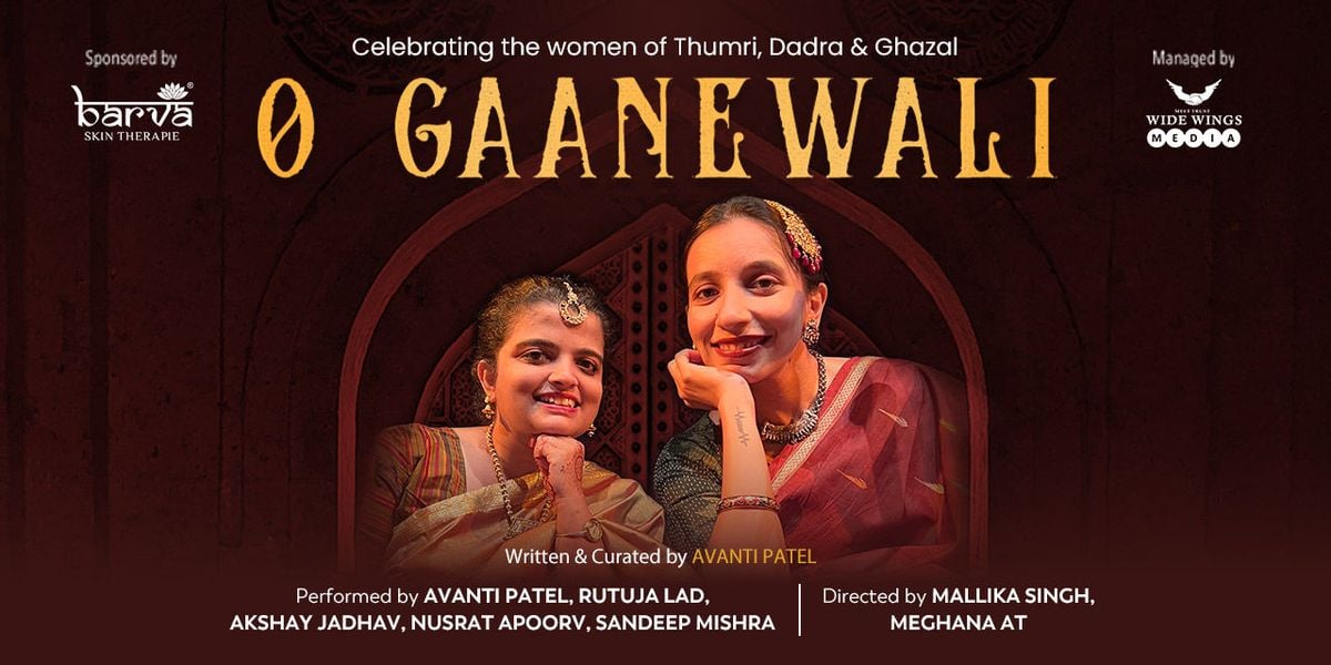 Avanti Patel's O GAANEWALI, 9 September | Event in Mumbai | AllEvents