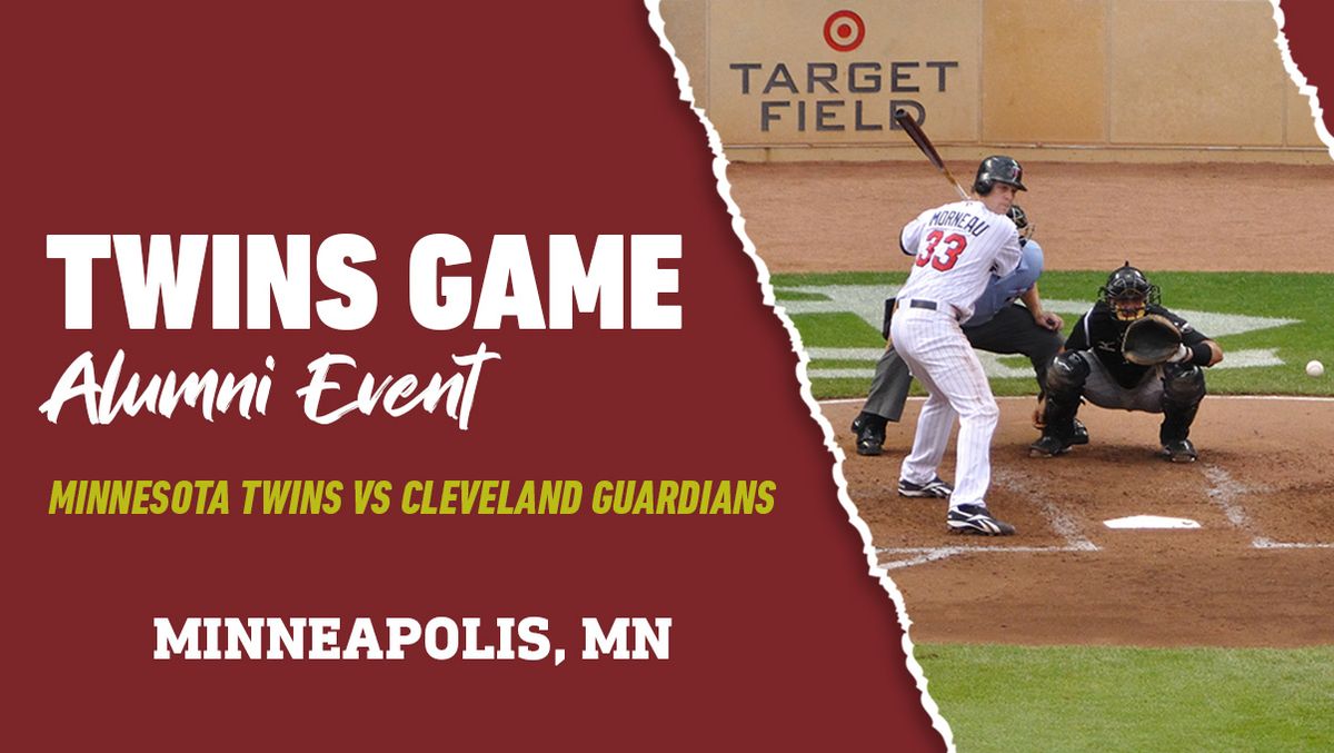 Cleveland Guardians at Minnesota Twins at Target Field, Target Field ...