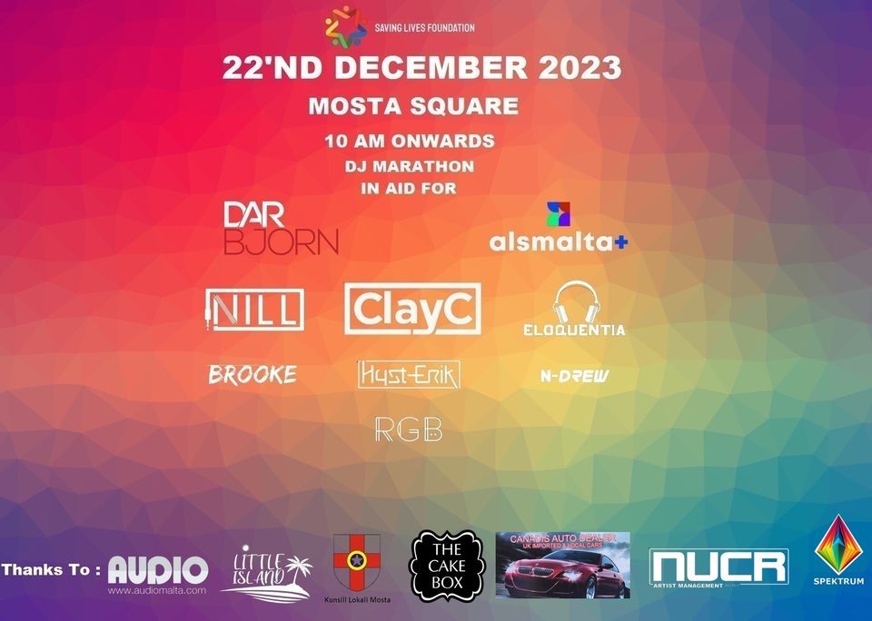 Mosta Square Takeover - In aid of Dar Bjorn, Mosta Square, 22 December ...