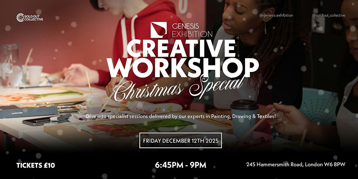 Creative Workshop- Christmas Special, 12 December | Event in London | AllEvents