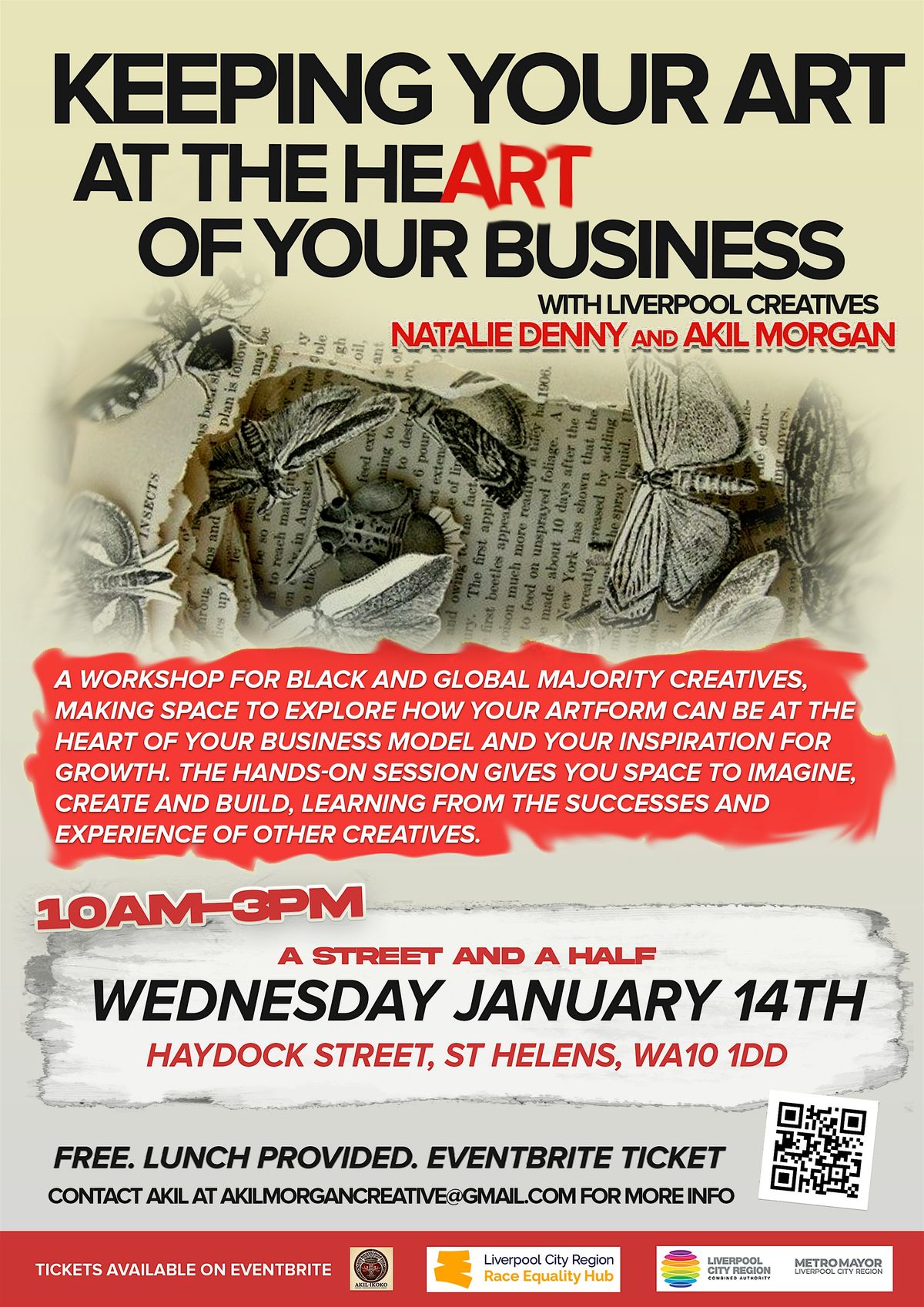 Keeping your Art at the Heart of your Business, 14 January | Event in St Helens | AllEvents