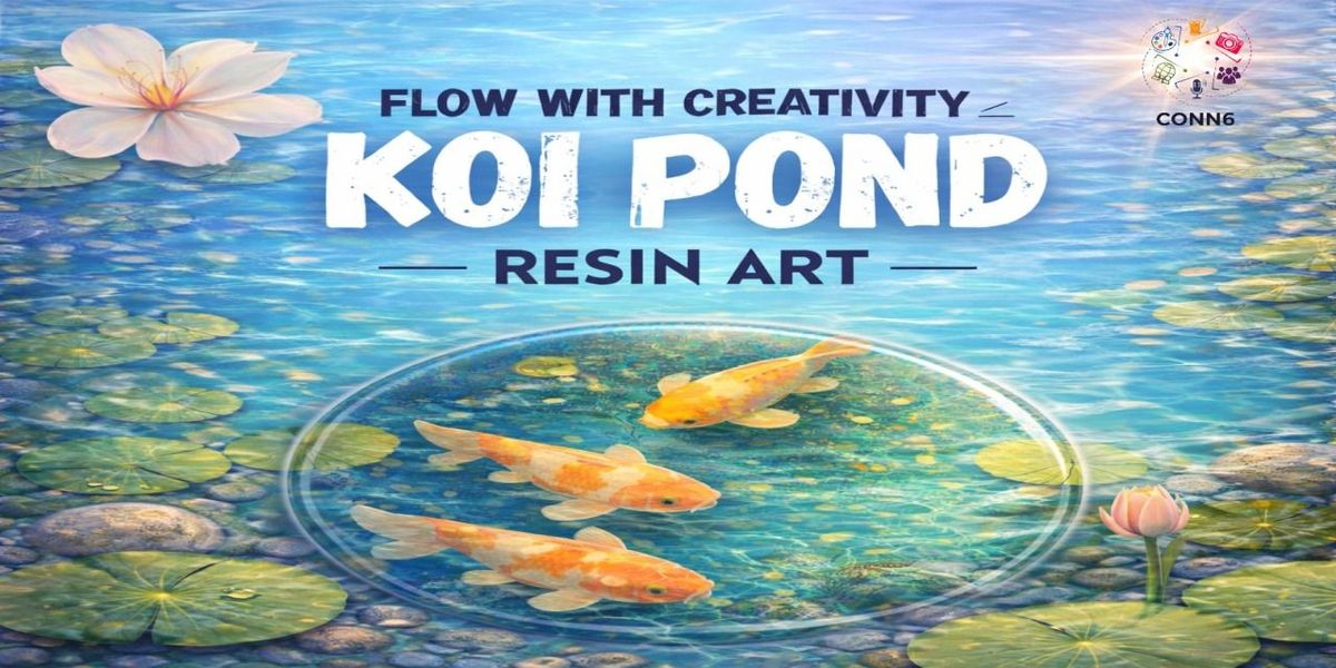 Koi Pond Resin Art