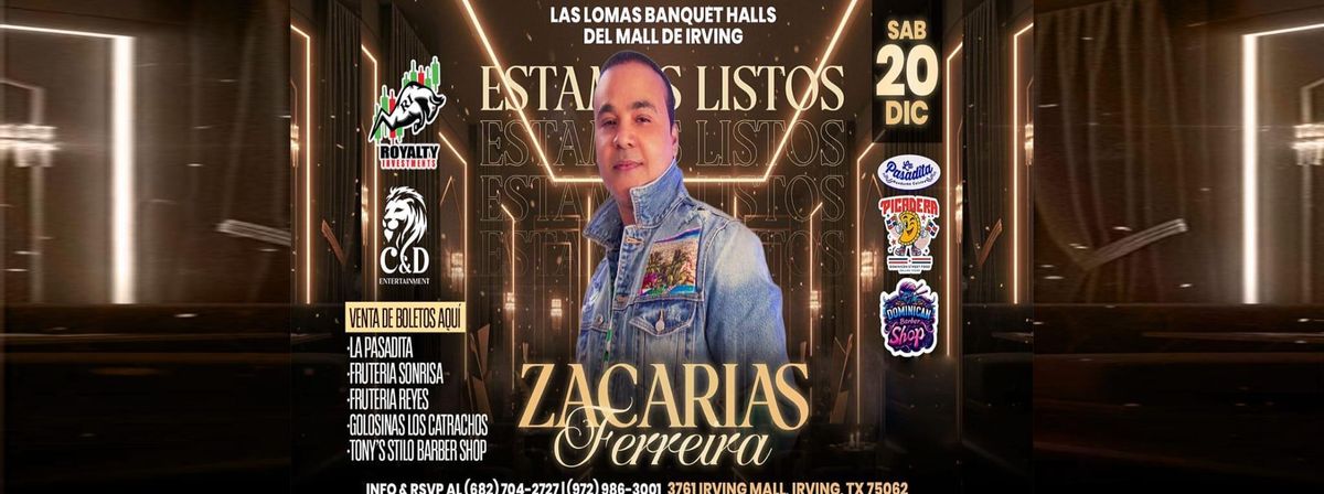 ZACARIAS FERREIRA, 20 December | Event in Irving | AllEvents
