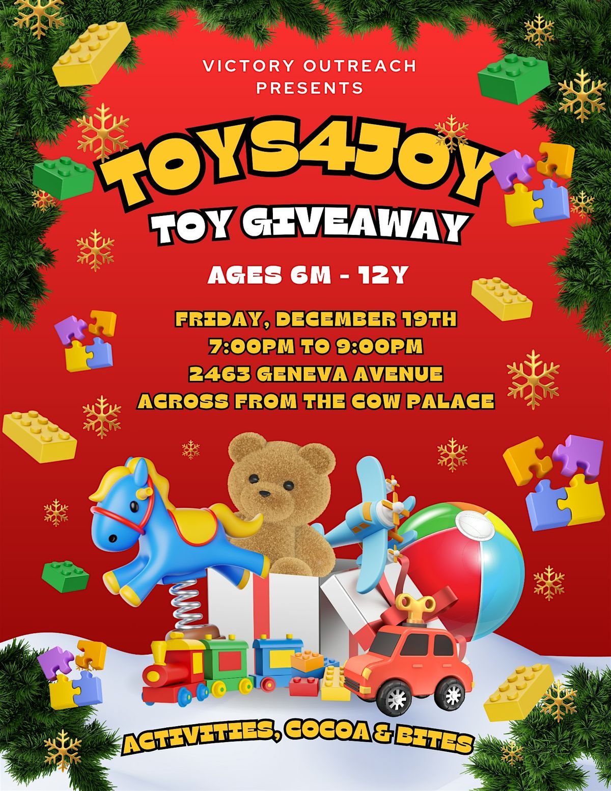 TOYS4JOY FEST!, 19 December | Event in Daly City | AllEvents