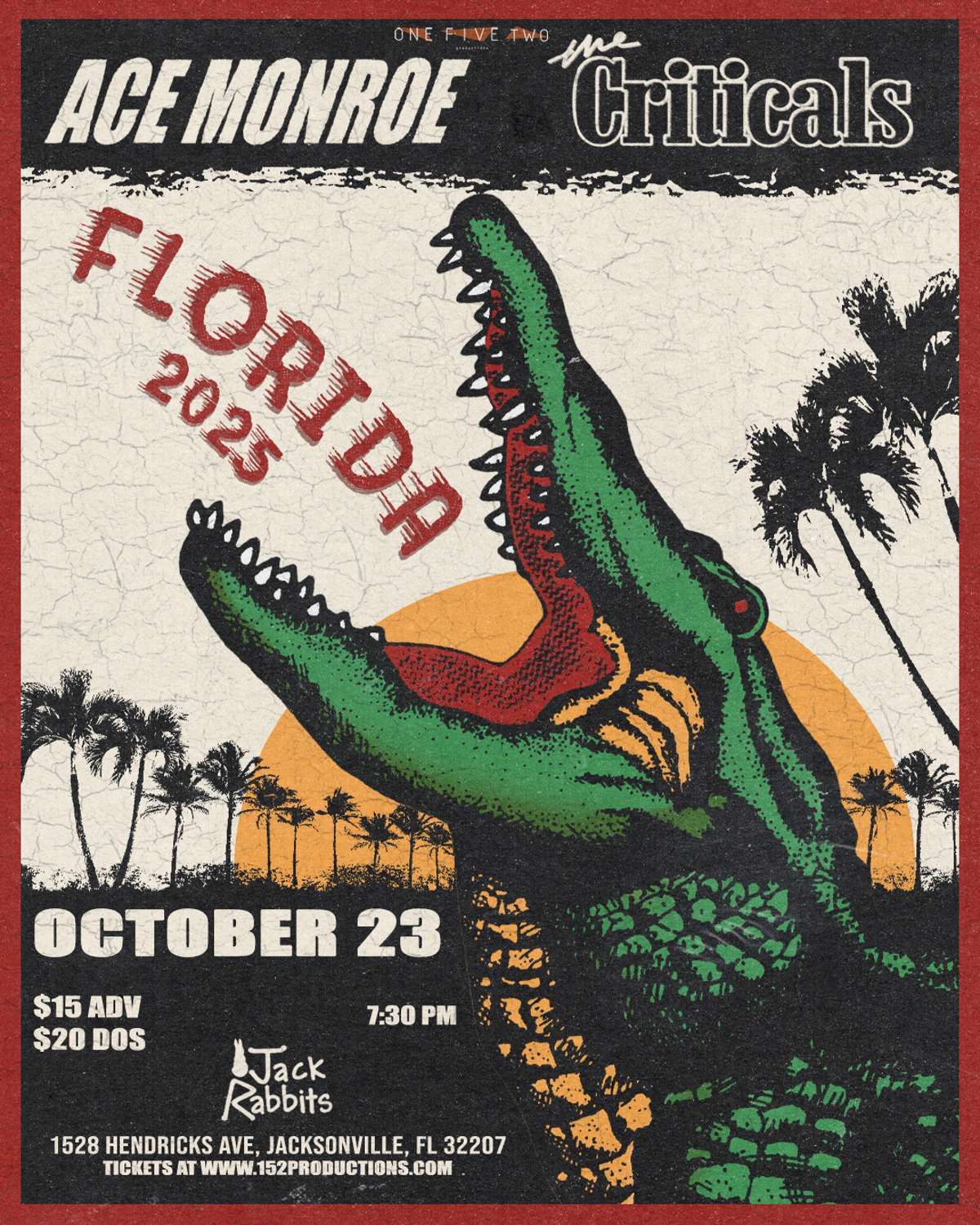 Ace Monroe & The Criticals, 24 October | Event in Tampa | AllEvents