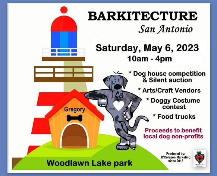 BARKITECTURE San Antonio 2023, Woodlawn Lake Park San Antonio, 6 May 2023 AllEvents.in