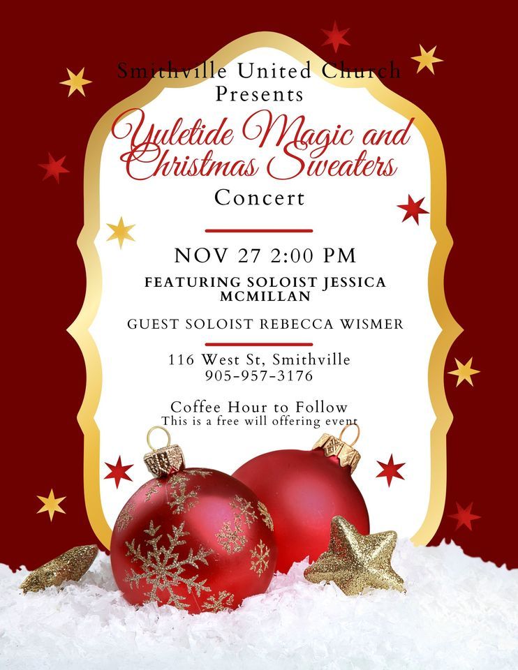 Yuletide Magic and Christmas Sweaters Concert, Smithville United Church