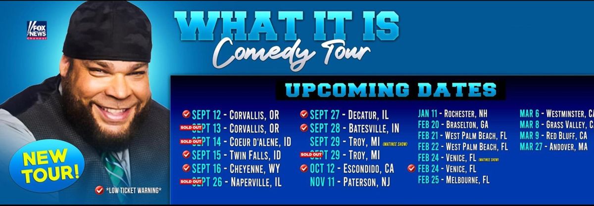Tyrus - Comedian, 11 October | Event in Marion | AllEvents