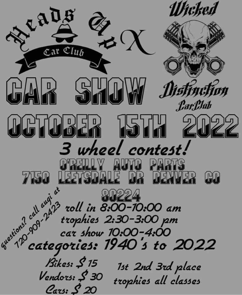 Heads Up CC Car Show, 7150 Leetsdale Dr, Denver, CO 802241750, United