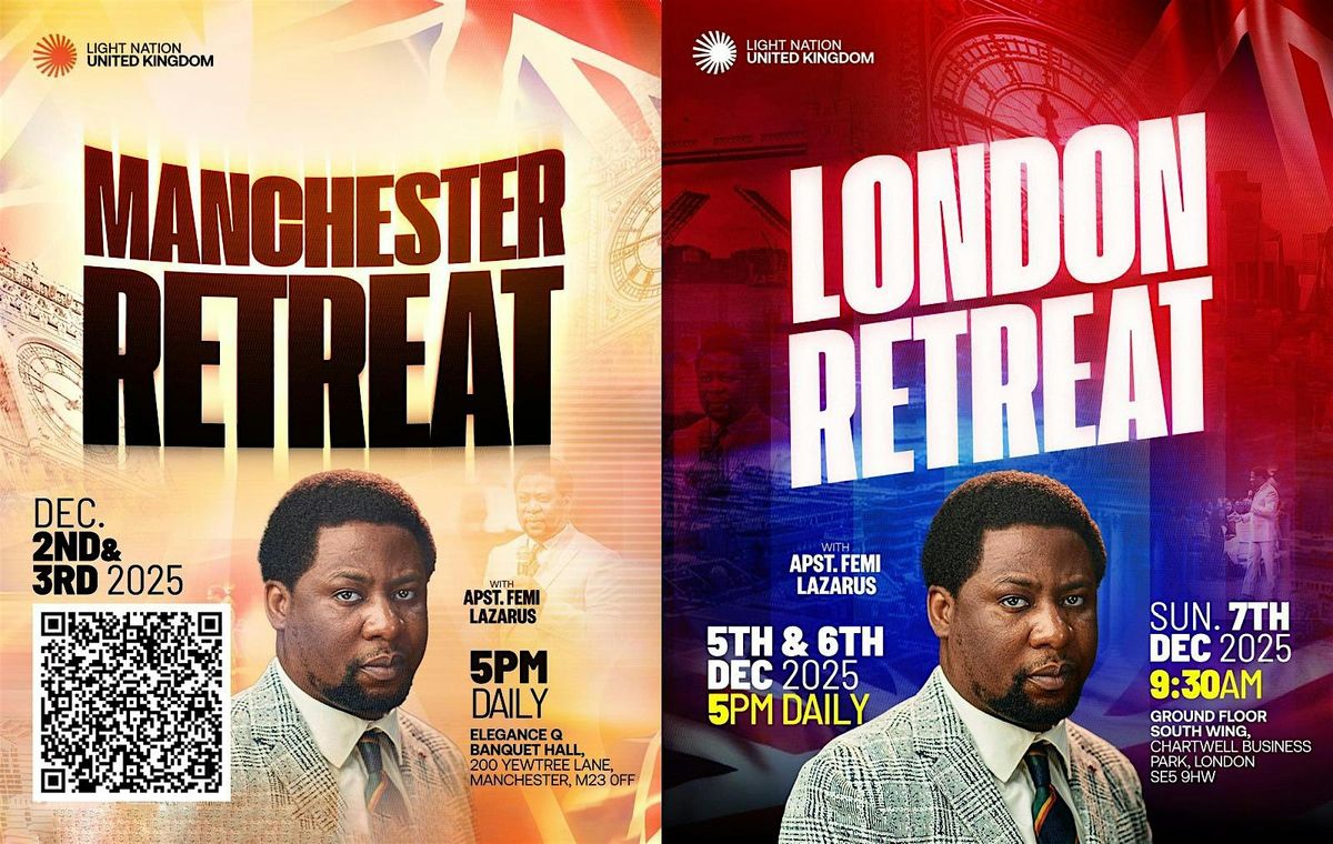 LONDON RETREAT WITH APOSTLE FEMI LAZARUS DECEMBER 2025, 5 December | Event in London | AllEvents