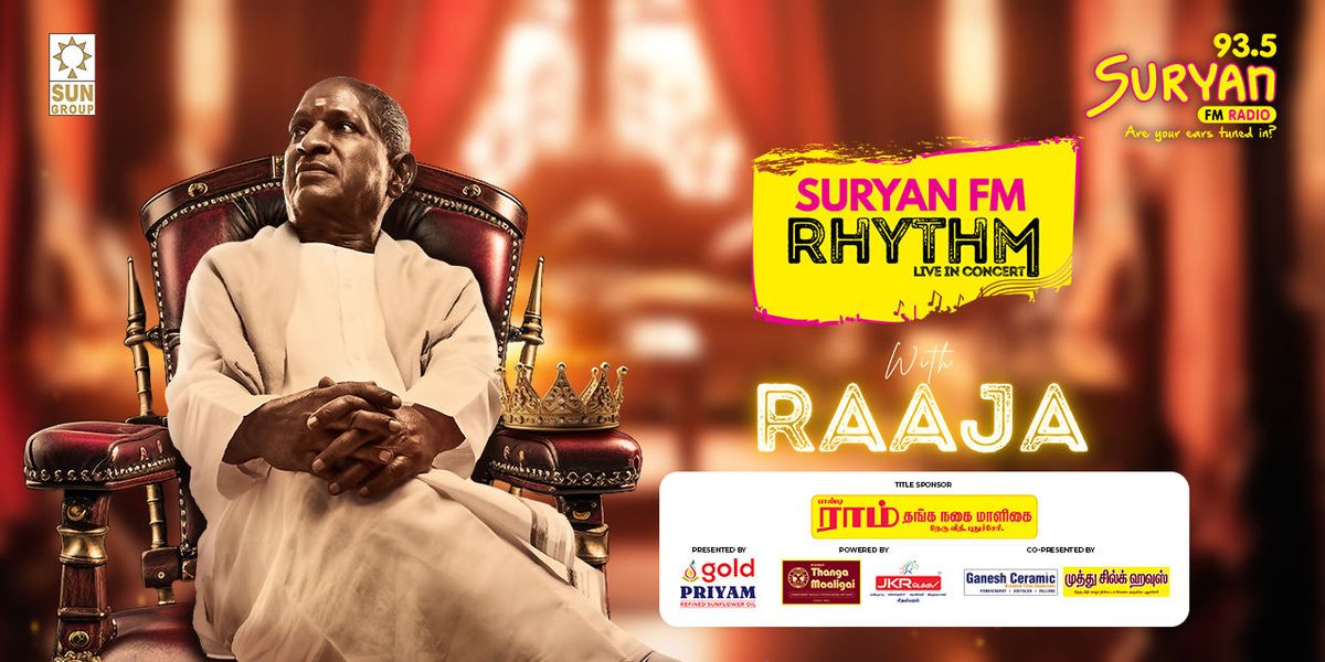Suryan FM Rhythm with Raaja - Puducherry, 14 June | Event in Pondicherry | AllEvents