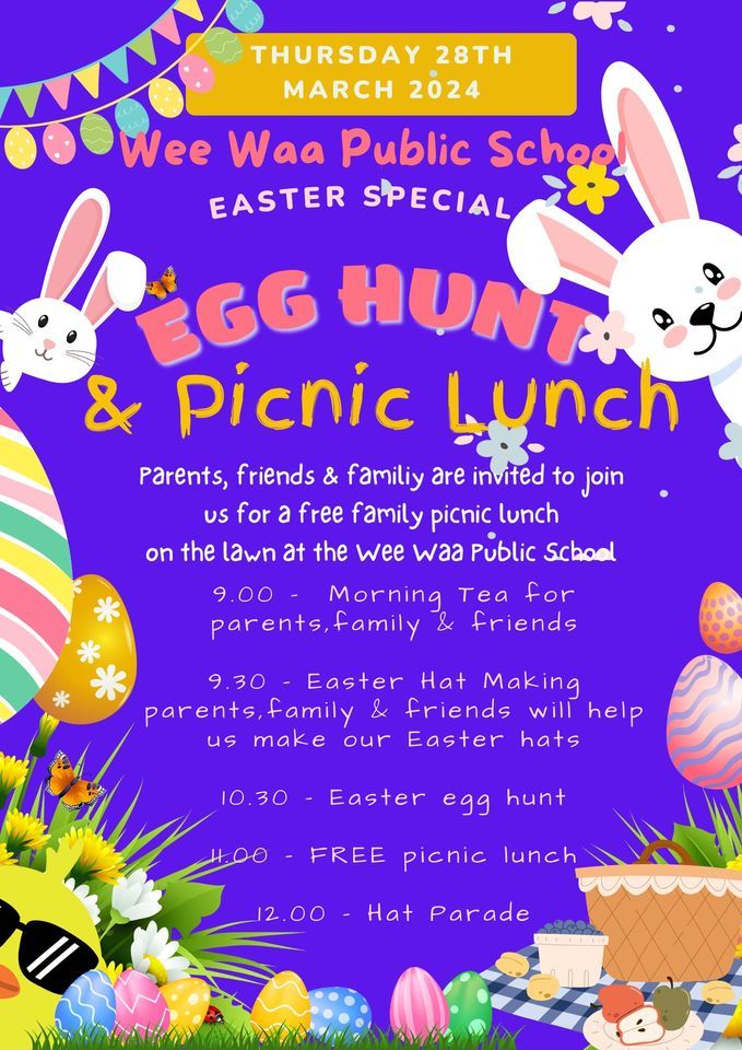 EASTER PICNIC EGG HUNT 41 Cowper Street Wee Waa NSW Australia easter-picnic-egg-hunt-41-cowper-street-wee-waa-nsw-australia