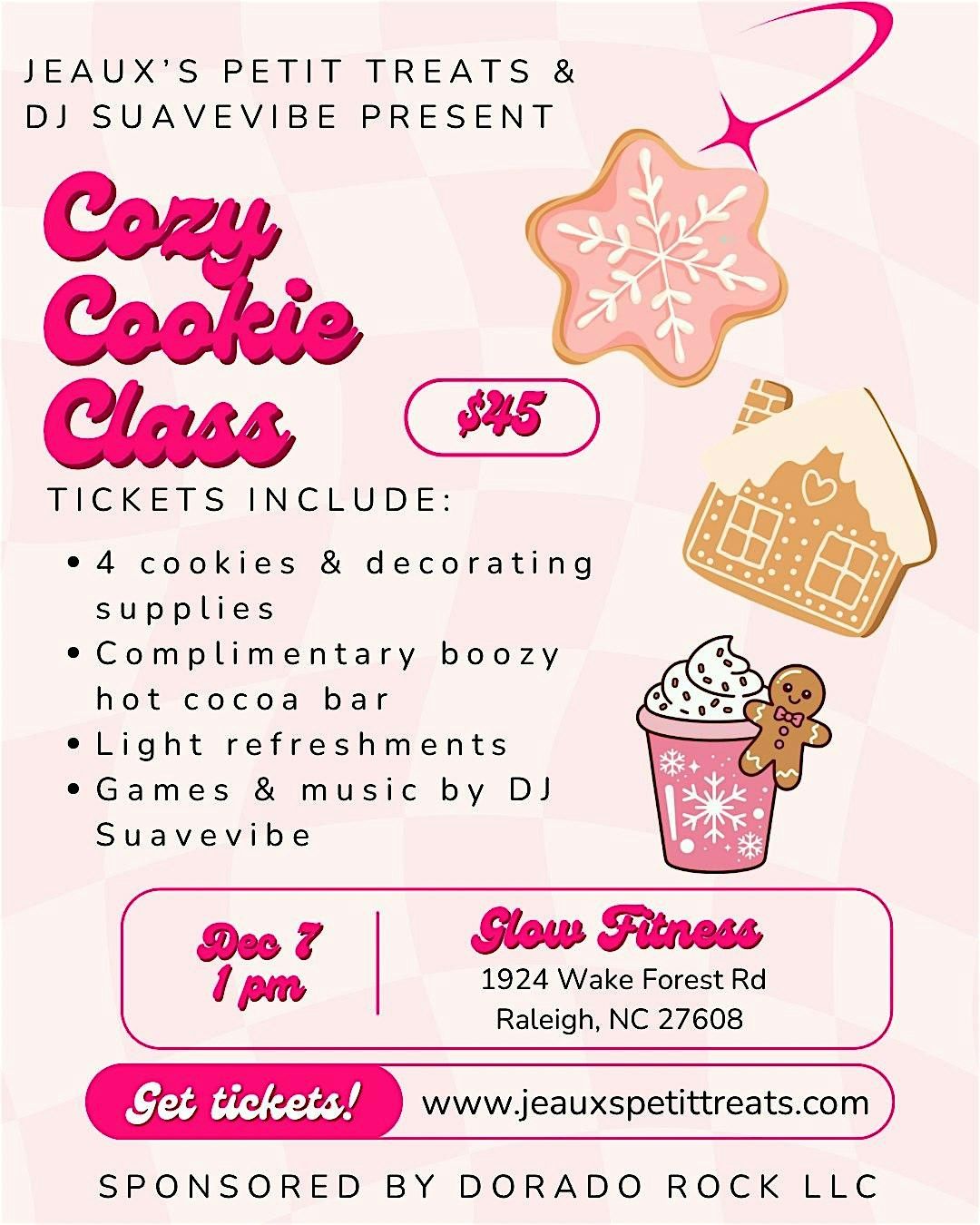 Cozy Cookie Class, 7 December | Event in Raleigh | AllEvents