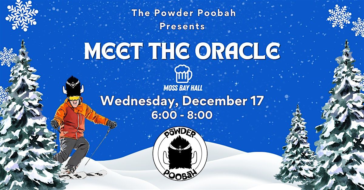 Meet the Oracle: Winter Forecast Gathering, 17 December | Event in Kirkland | AllEvents