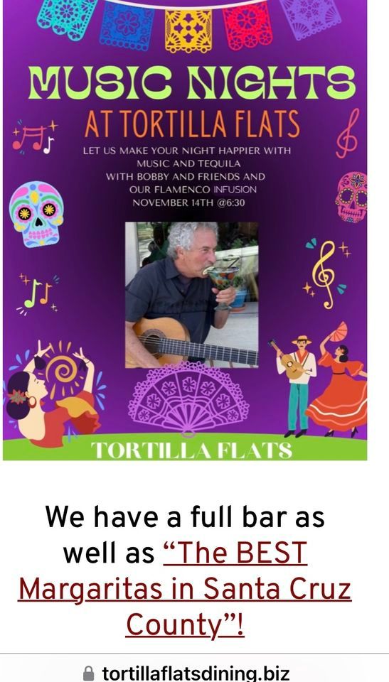 Flamenco in Soquel!, Tortilla Flats, Scotts Valley, November 14 2023