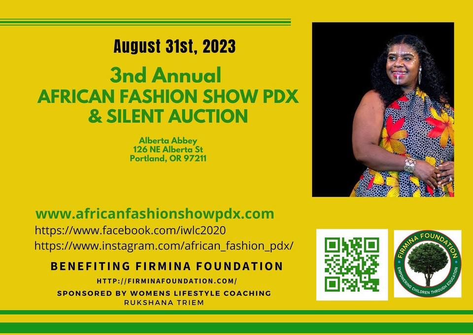 3rd Annual African Fashion Show 2025, Alberta Abbey, Portland, 31 August