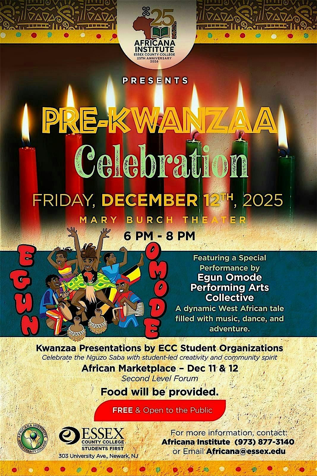 ECC Pre-Kwanzaa Celebration, 12 December | Event in Newark | AllEvents
