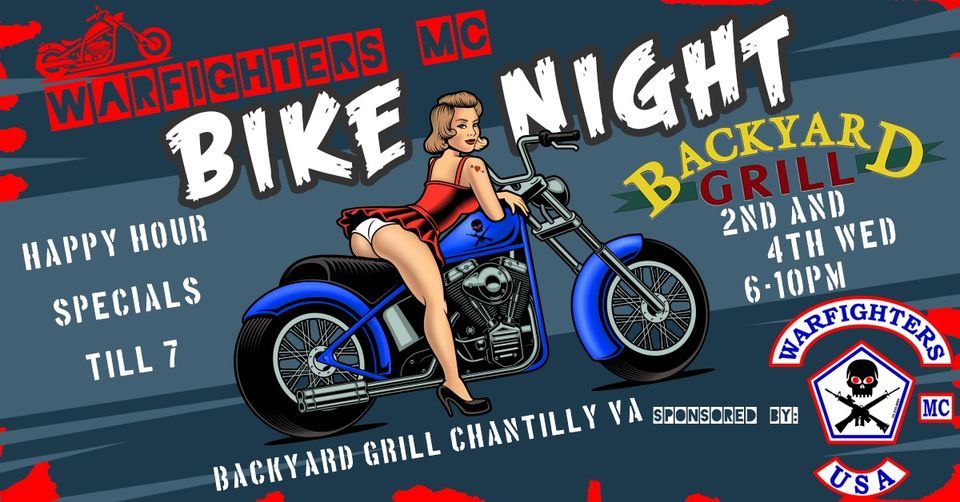 WFMC Bike Night Backyard Grill, Chantilly VA, Backyard Grill