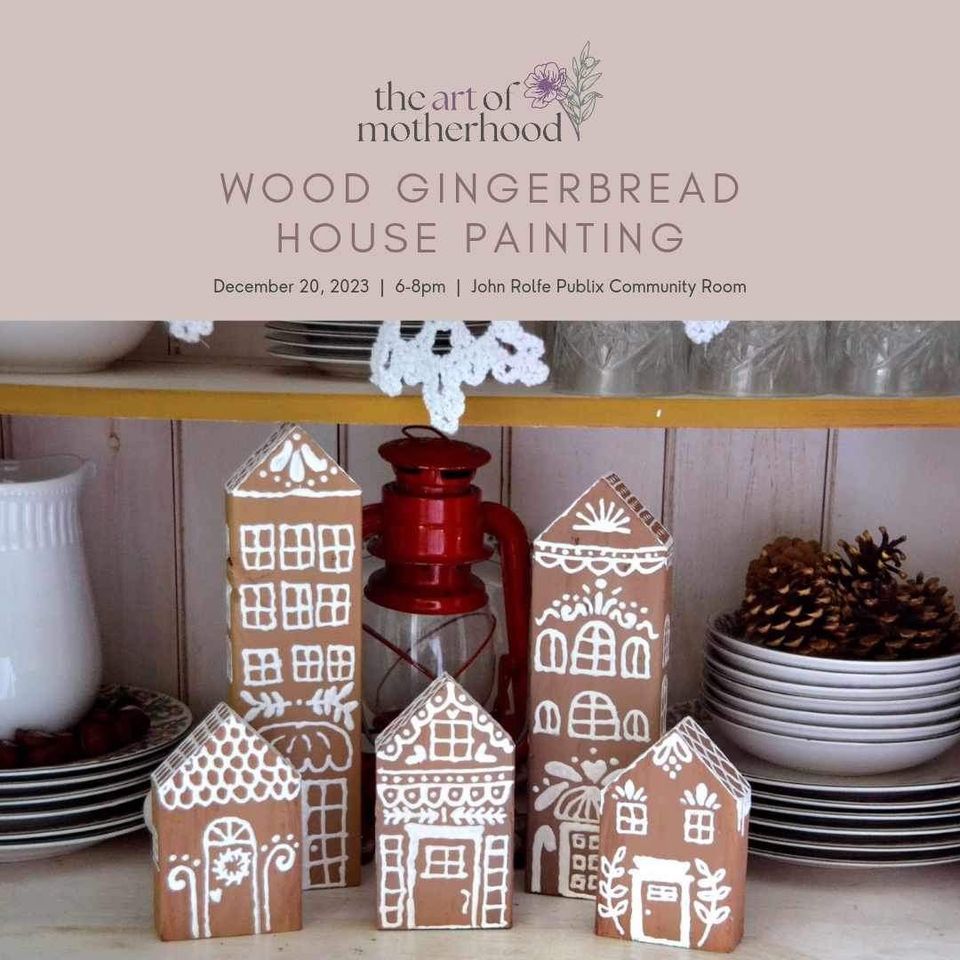 Gingerbread house paintings , Publix Super Market at John Rolfe Commons