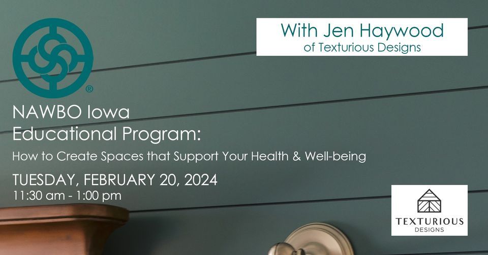 NAWBO Iowa Presents Jen Haywood of Texturious Designs, Pennie Carroll