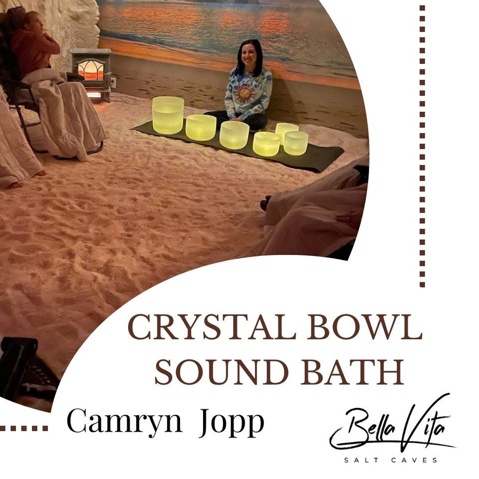 Sound Bath w/Crystal Bowls in the Cave, Bella Vita Salt Caves, Saint ...