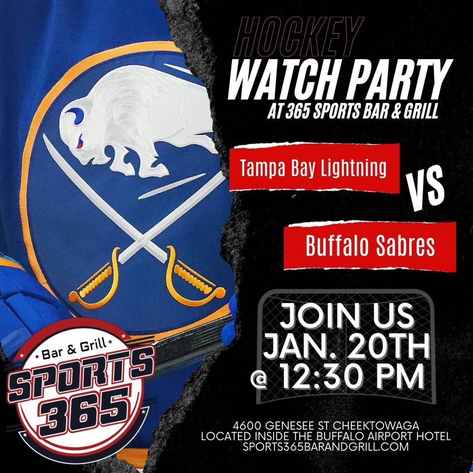 Buffalo Sabres Watch Party Inside Sports 365 Bar & Grill, Sports 365