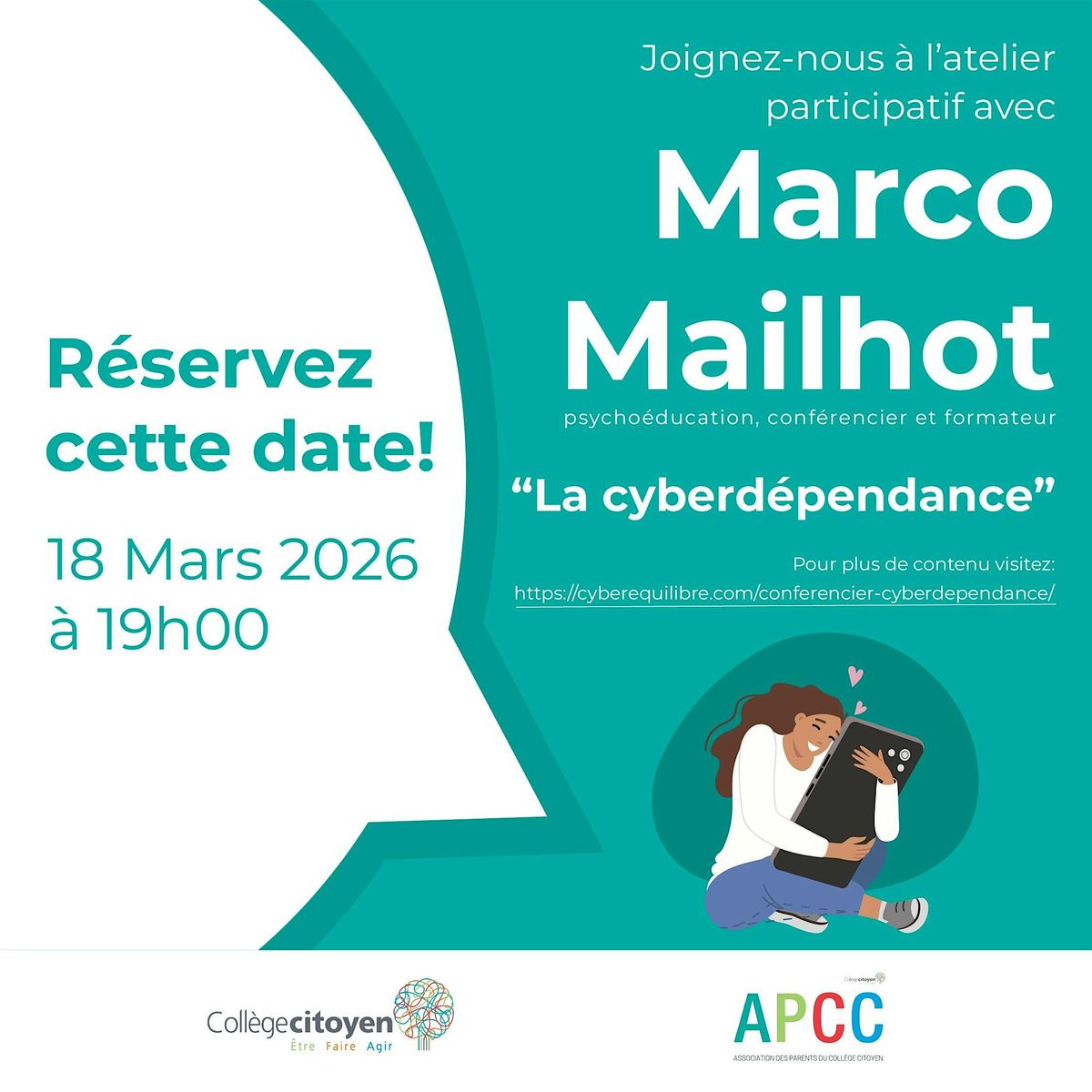 La Cyberdépendance, 18 March | Event in Laval | AllEvents