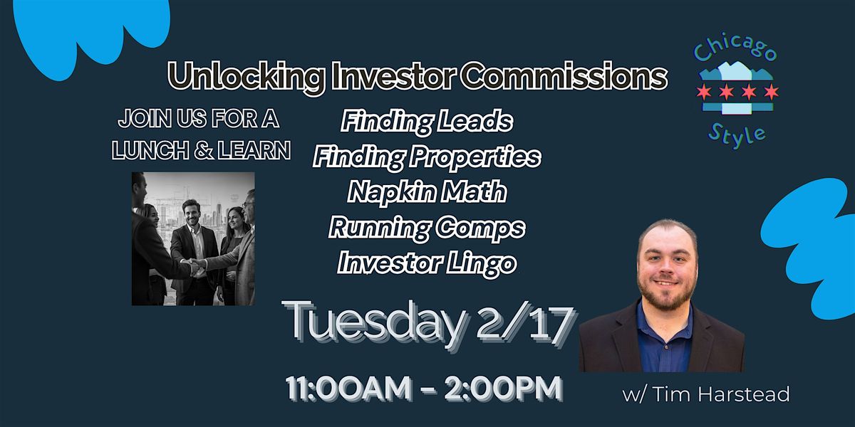 Unlocking Investor Commissions, 17 February | Event in Chicago | AllEvents