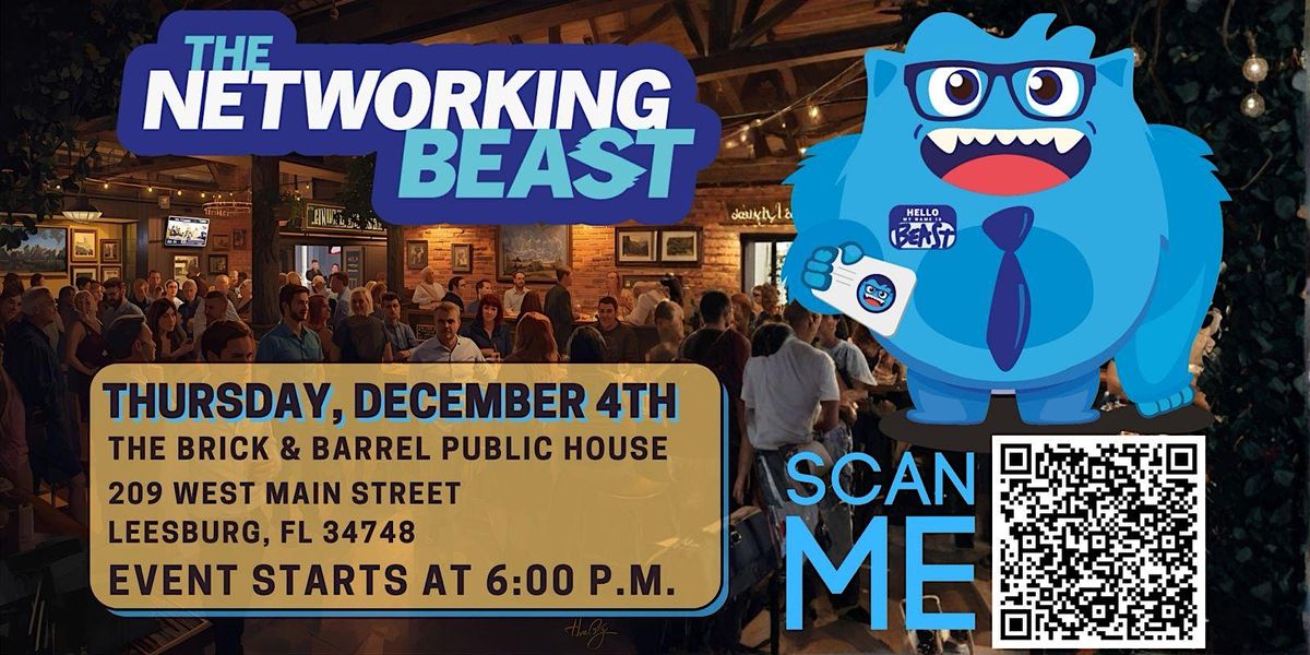 Networking Event & Business Card Exchange by The Networking Beast(LEESBURG), 4 December | Event in Leesburg