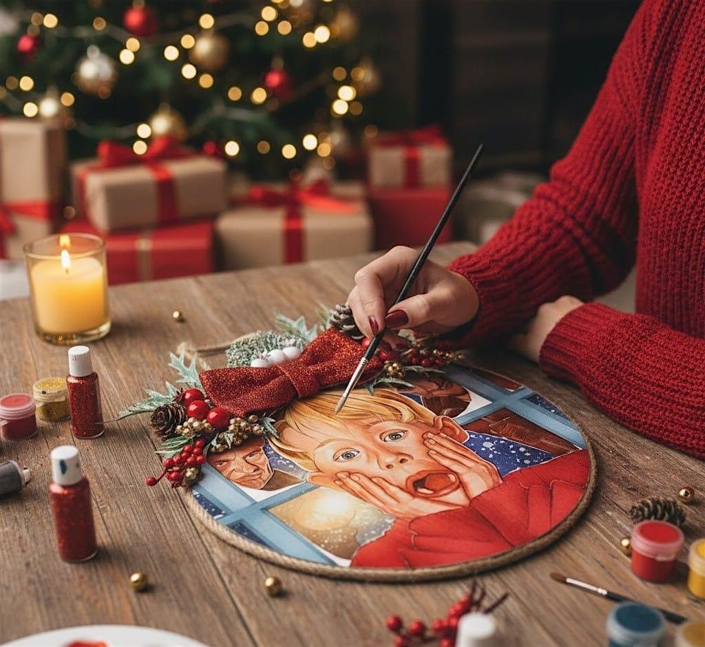 Workshop Natalizio: Dipingi la tua ghirlanda + aperitivo incluso, 12 December | Event in Riano | AllEvents