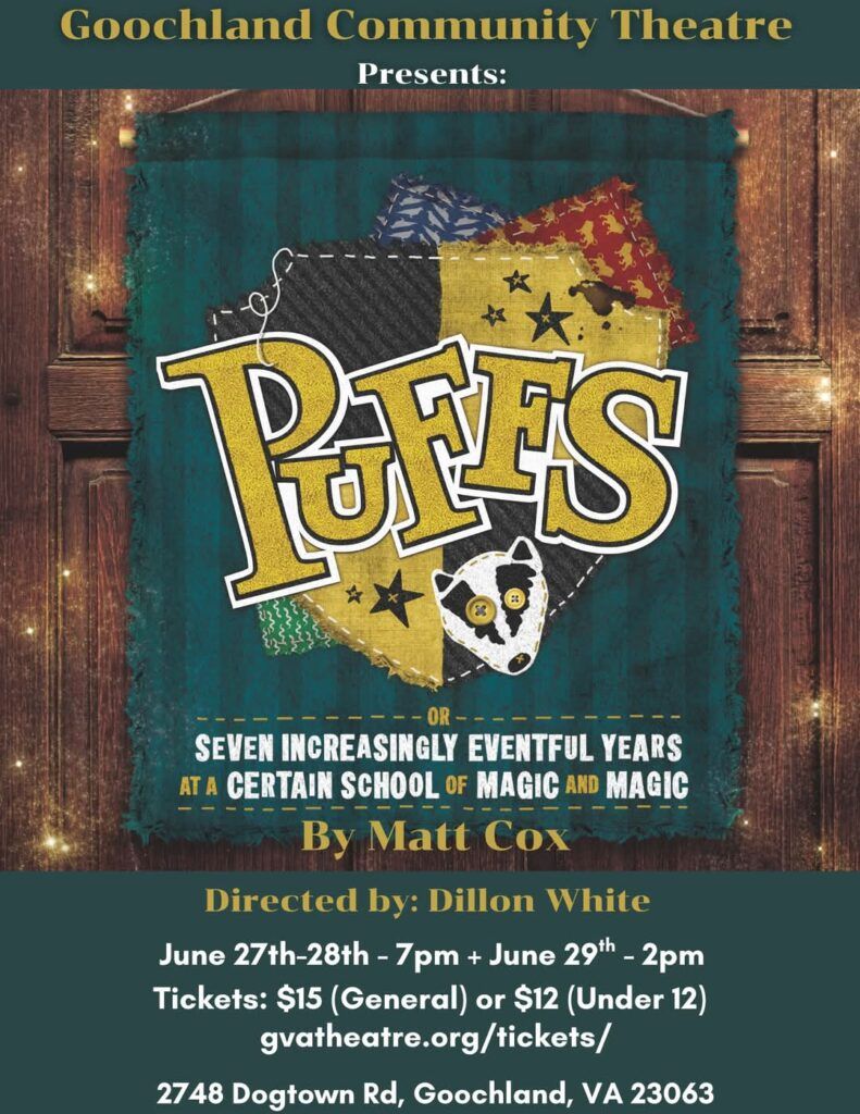 Puffs at Crighton Theatre, 5 June | Event in Conroe | AllEvents