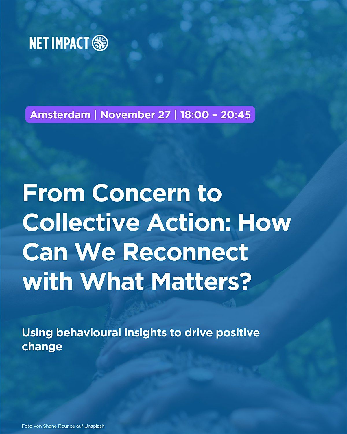 From Concern to Collective Action: How Can We Reconnect with What Matters?, 27 November | Event in Amsterdam