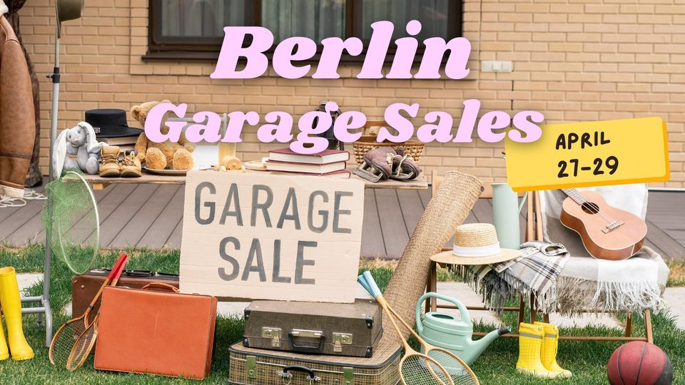 Berlin Garage Sales 2023, Berlin, Holmes County, Ohio, April 27 2023