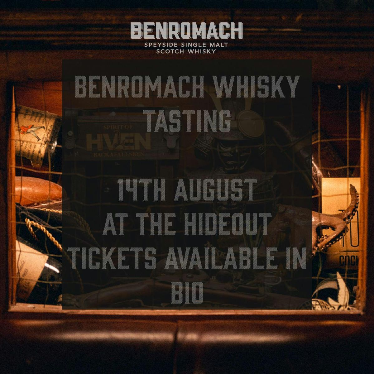 Hideout Presents: Chichibu Whisky Tasting, 4 September | Event in Bath | AllEvents