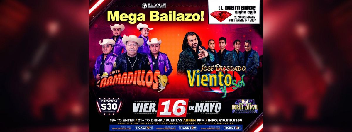  DUETOS LOS ARMADILLOS, JOSE DIOSDADO VIENTO Y SOL & MAS, 16 May | Event in Fort Wayne | AllEvents