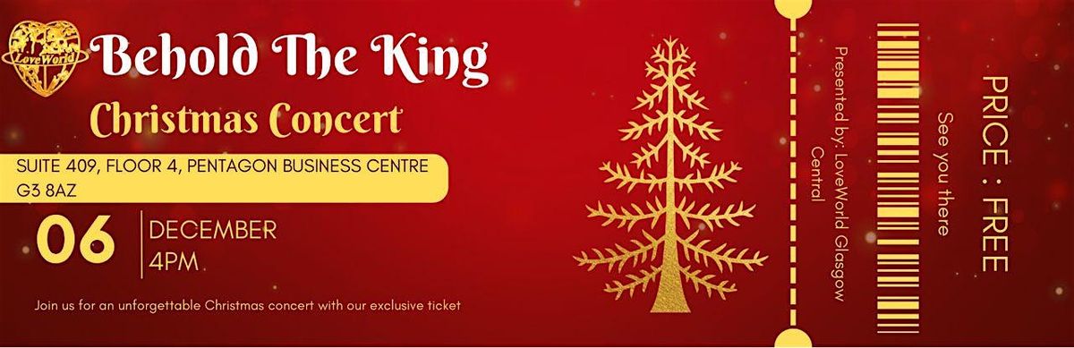 Behold the King, 6 December | Event in Glasgow | AllEvents
