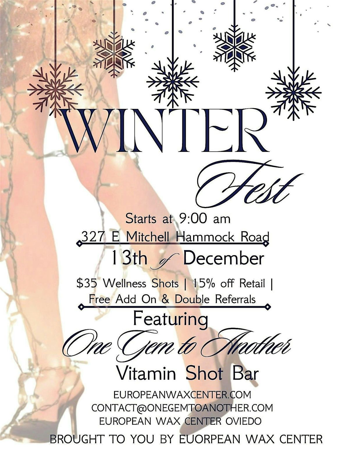 Let It Glow: Winter Wellness Event, 13 December | Event in Oviedo | AllEvents