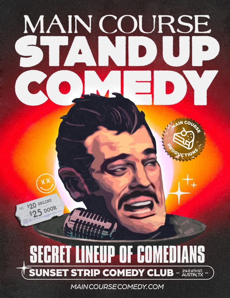 Main Course Stand Up Comedy, 16 May | Event in Austin | AllEvents