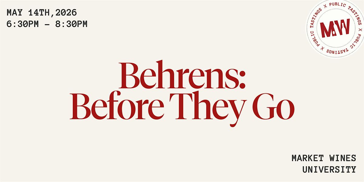Behrens: Before They Go, 14 May | Event in Calgary | AllEvents
