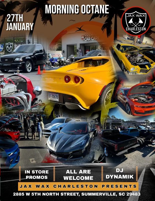 New Year Morning Octane Jax Wax Charleston January 2024, Jax Wax